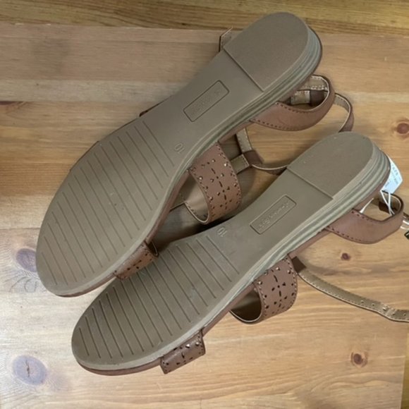 Brand New American Eagle Brown Flat Sandals Size 10 - Picture 3 of 3